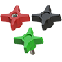 4-Prong Plastic Knobs